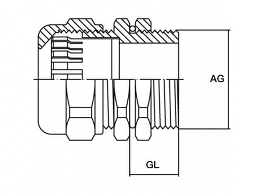 Hvordan mestre konvertering av kabelgjennomføringsgjenger mellom NPT-, PG- og metriske systemer? 1 Ex e Forsterket sikkerhetskabelgjennomføring for ikke-armerte kabler