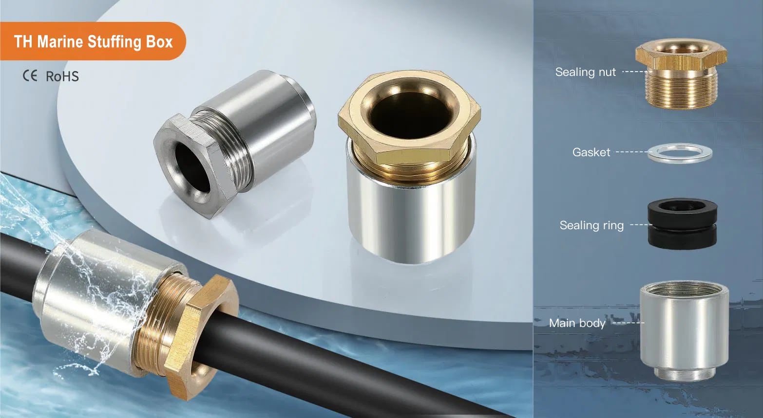 Varilni vložek, serija TH za pomorsko in industrijsko uporabo