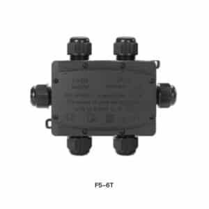 60A vysoce výkonná vodotěsná rozbočovací skříňka, IP68, vícecestný spoj F5-6T