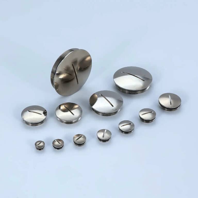 IP68 Metal Round Head Sealing Plug, Waterproof Blanking Plug