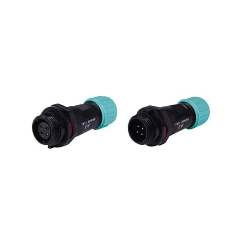 In line Cable Connector TS11RS Socket TS11RP Plug IP68 1
