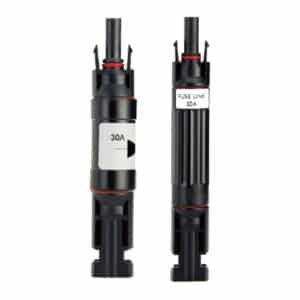 MC4 In-line Fuse Connector, PV-30A for Overcurrent Protection