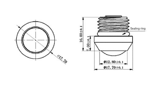 Van an toàn tái lắp đặt, nhôm IP67 cho áp suất quá mức
