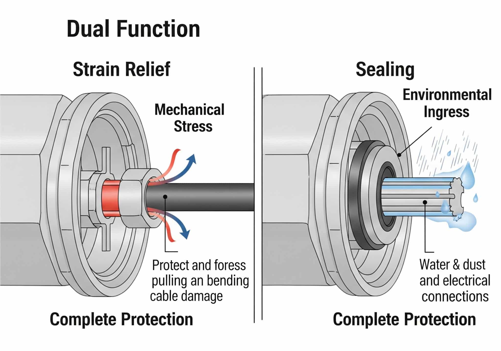 How Do Cable Glands Balance Strain Relief And Sealing For Maximum ...