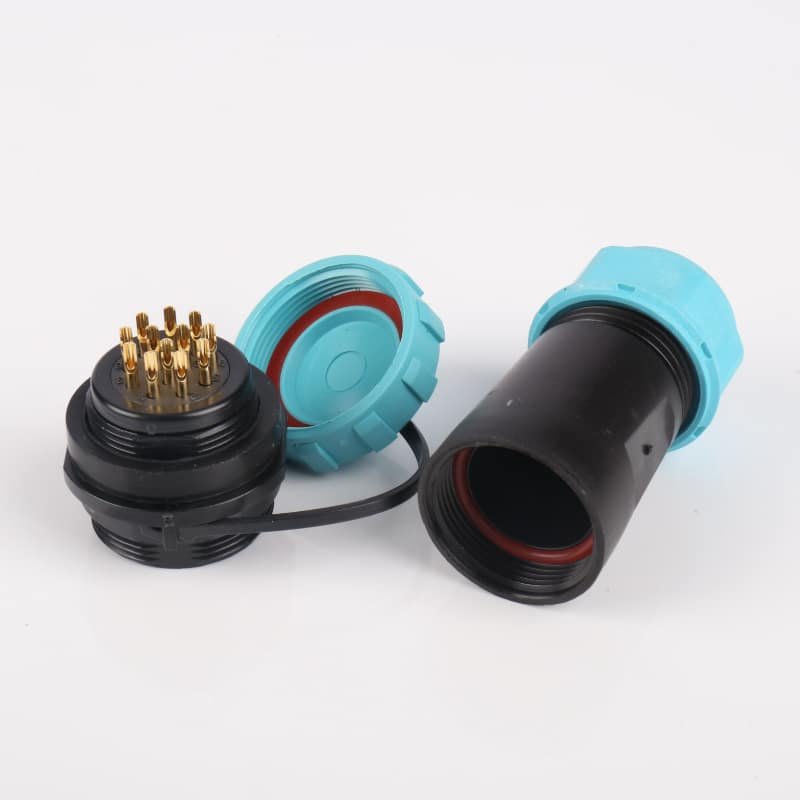 TS21RS aljzat és TS21RP dugó, 30A in-line hálózati csatlakozó