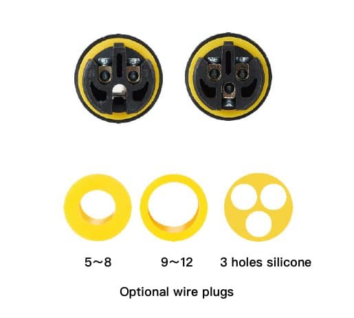4cestný vodotěsný konektor, IP68 Křížový spojovací konektor