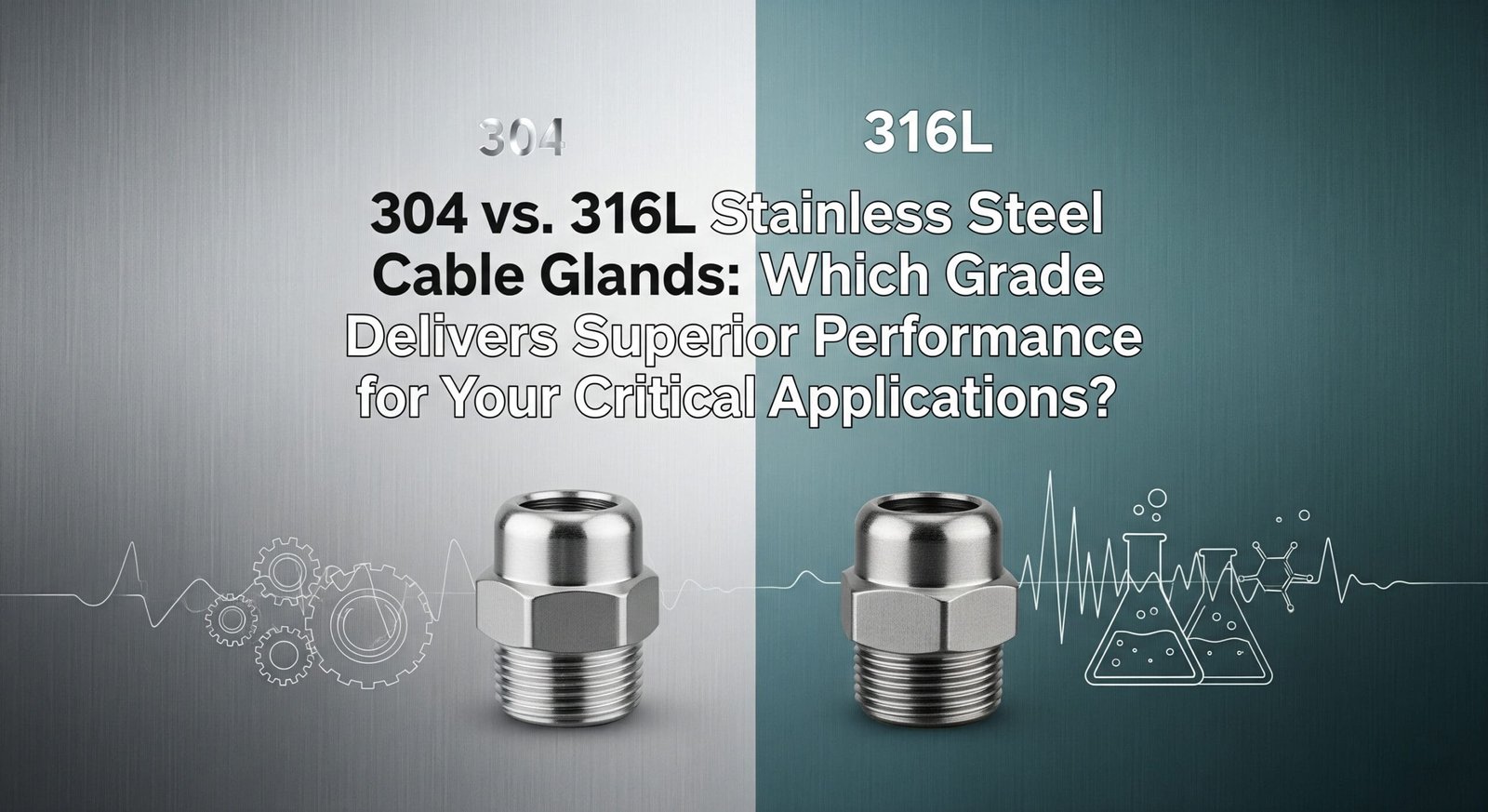 304 vs. 316L από ανοξείδωτο χάλυβα Cable Glands: Ποιος βαθμός παρέχει ανώτερες επιδόσεις για τις κρίσιμες εφαρμογές σας;