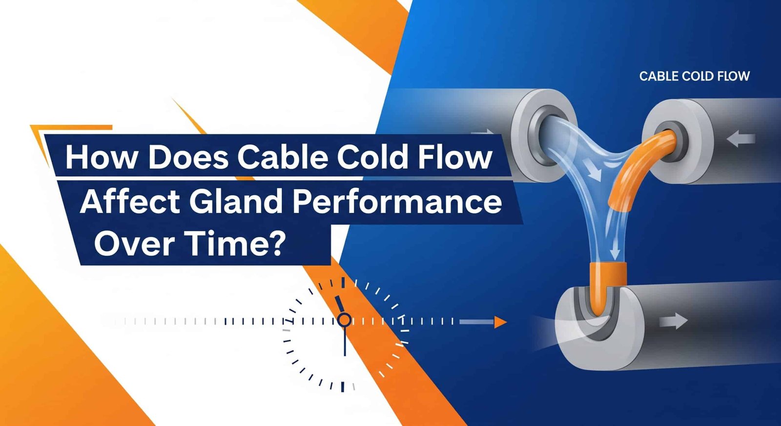 Cum afectează fluxul rece al cablului performanța glandelor de-a lungul timpului?