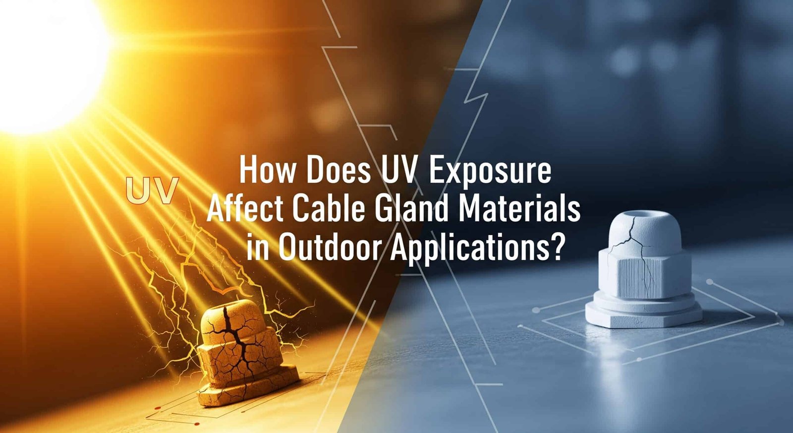 Как UV лъчите влияят на материалите за кабелни клапи при приложения на открито?