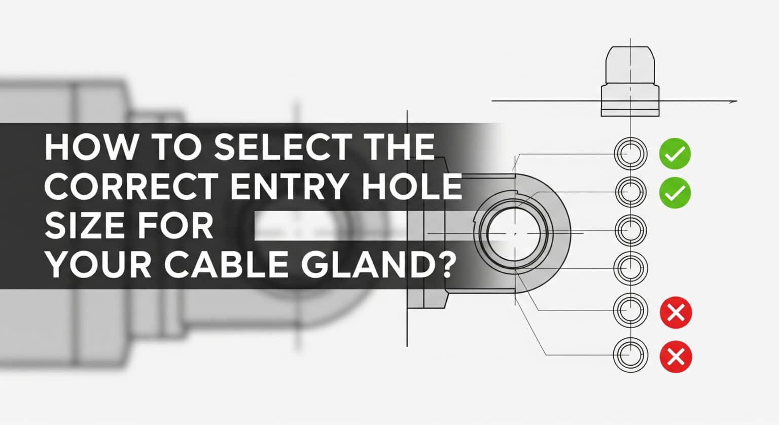 How To Select The Correct Entry Hole Size For Your Cable Gland? - Bepto ...