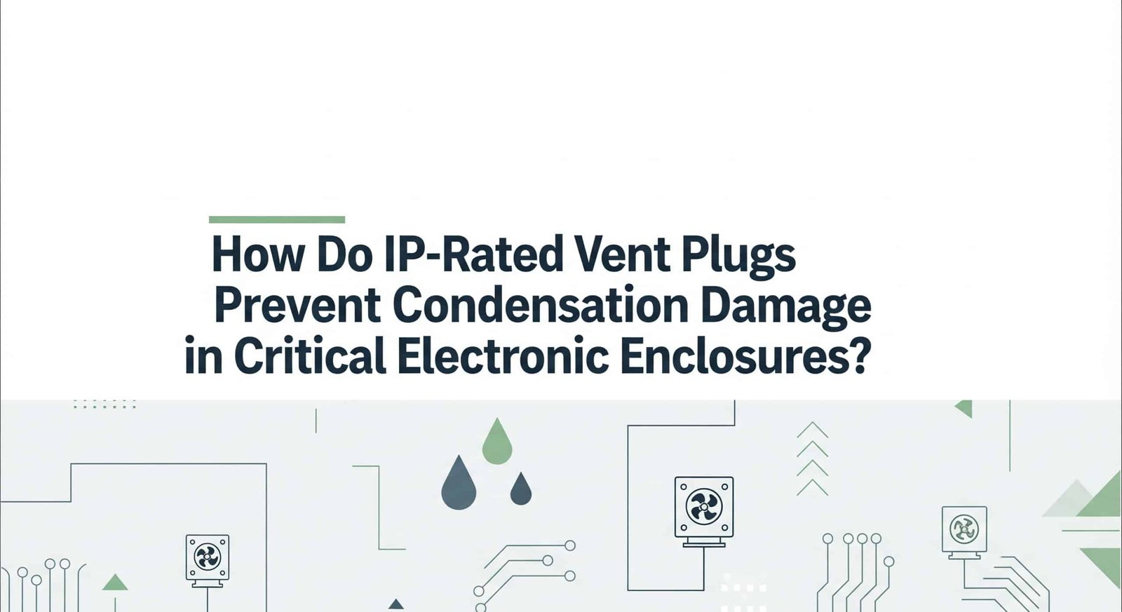 IP 등급 환기 플러그는 중요한 전자 인클로저의 결로 손상을 어떻게 방지합니까?