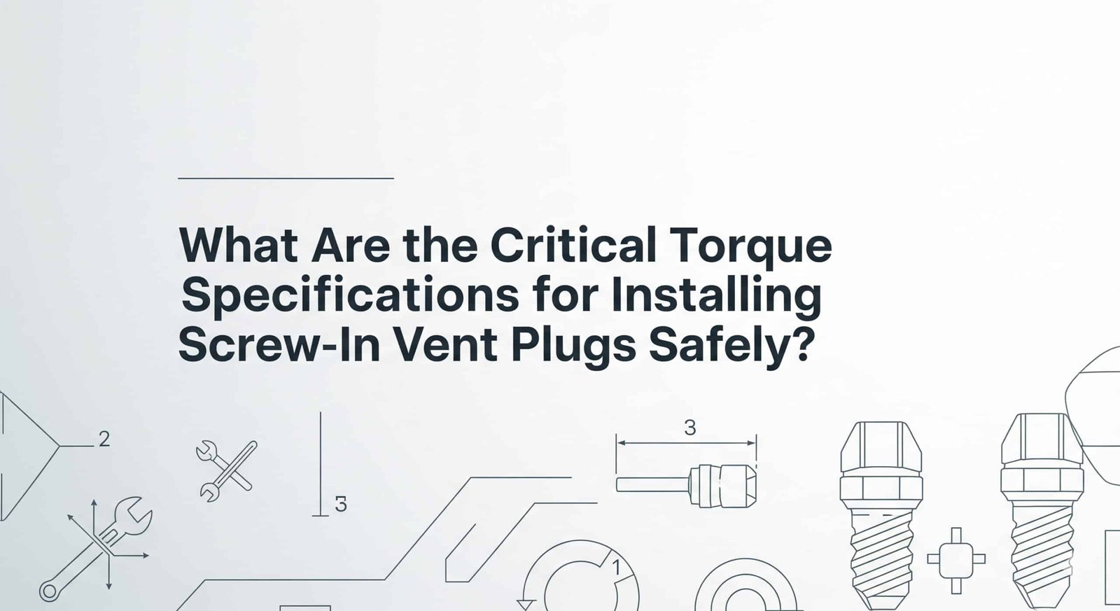 Mitkä ovat kriittiset vääntömomenttiohjeet ruuvitulppien asentamiseksi turvallisesti?