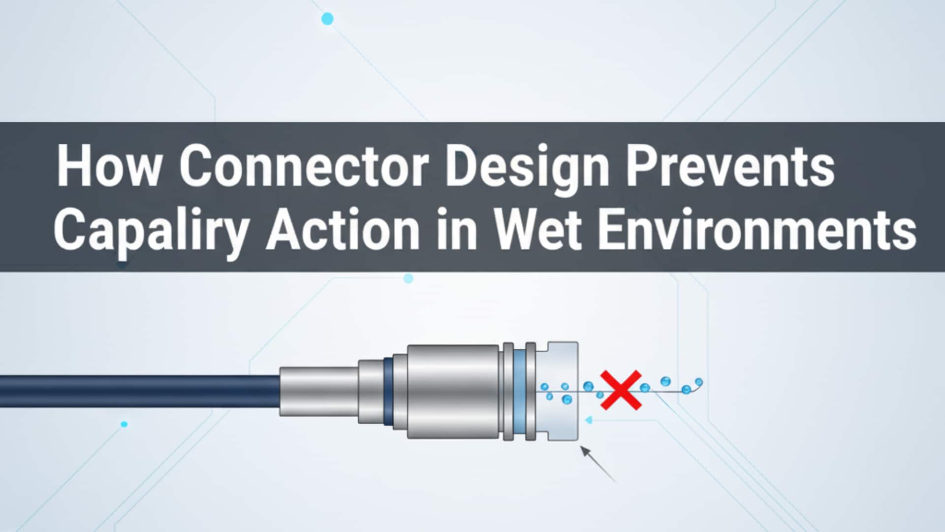 Jak konstrukcja złącza zapobiega podciąganiu kapilarnemu w wilgotnych środowiskach?