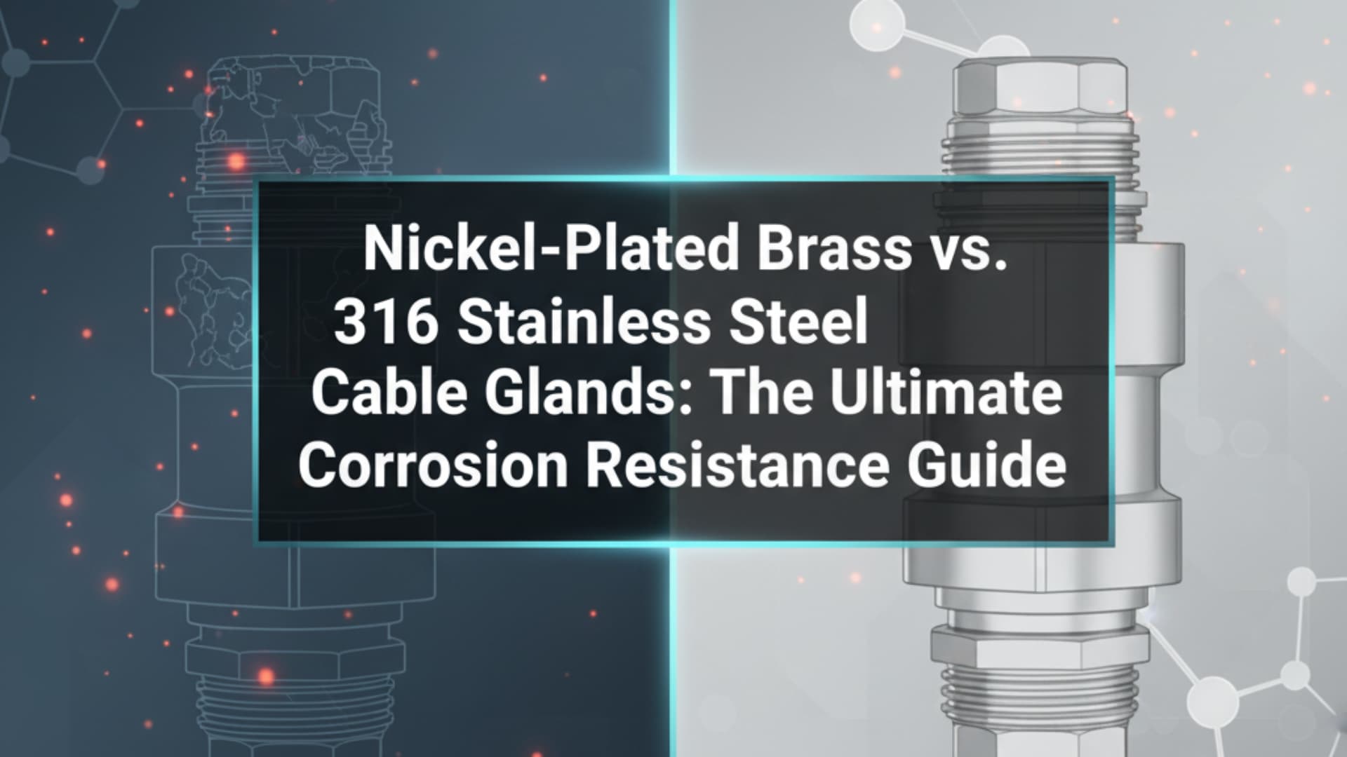 Nickel-Plated Brass vs. 316 Stainless Steel Cable Glands- The Ultimate Corrosion Resistance Guide