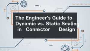 Ingeniørens guide til dynamisk vs. statisk tætning i stikdesign