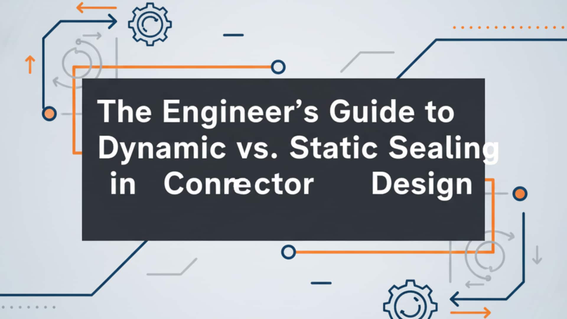 Guía del ingeniero para la estanqueidad dinámica frente a la estática en el diseño de conectores