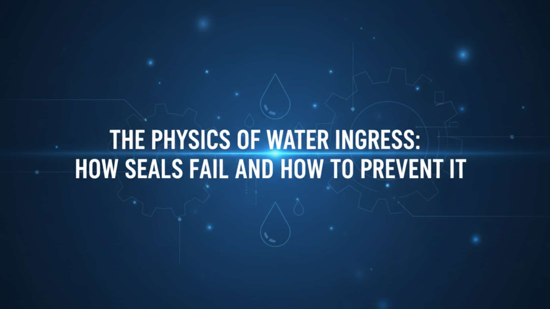 Fyzika vnikání vody - jak těsnění selhávají a jak jim předcházet