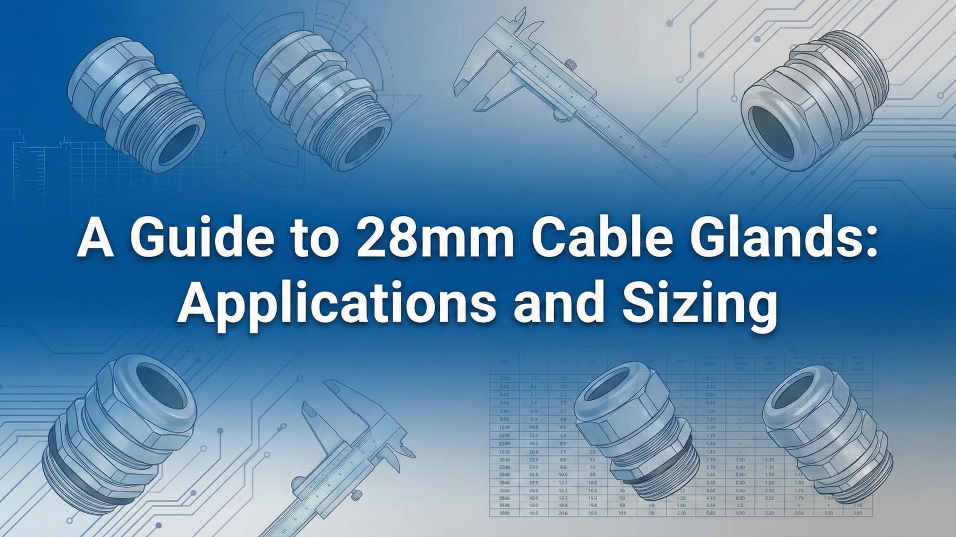 A Guide to 28mm Cable Glands: Applications and Sizing