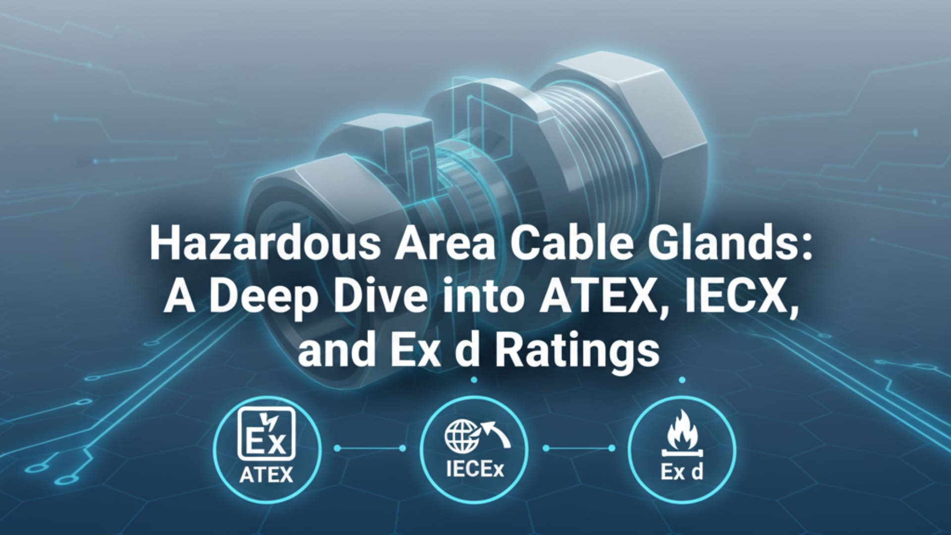危險區域電纜接頭 - 深入瞭解 ATEX、IECEx 和 Ex d 額定值