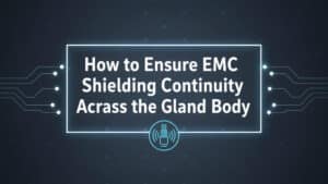 Cách đảm bảo tính liên tục của lớp chắn EMC trên toàn bộ thân ống nối
