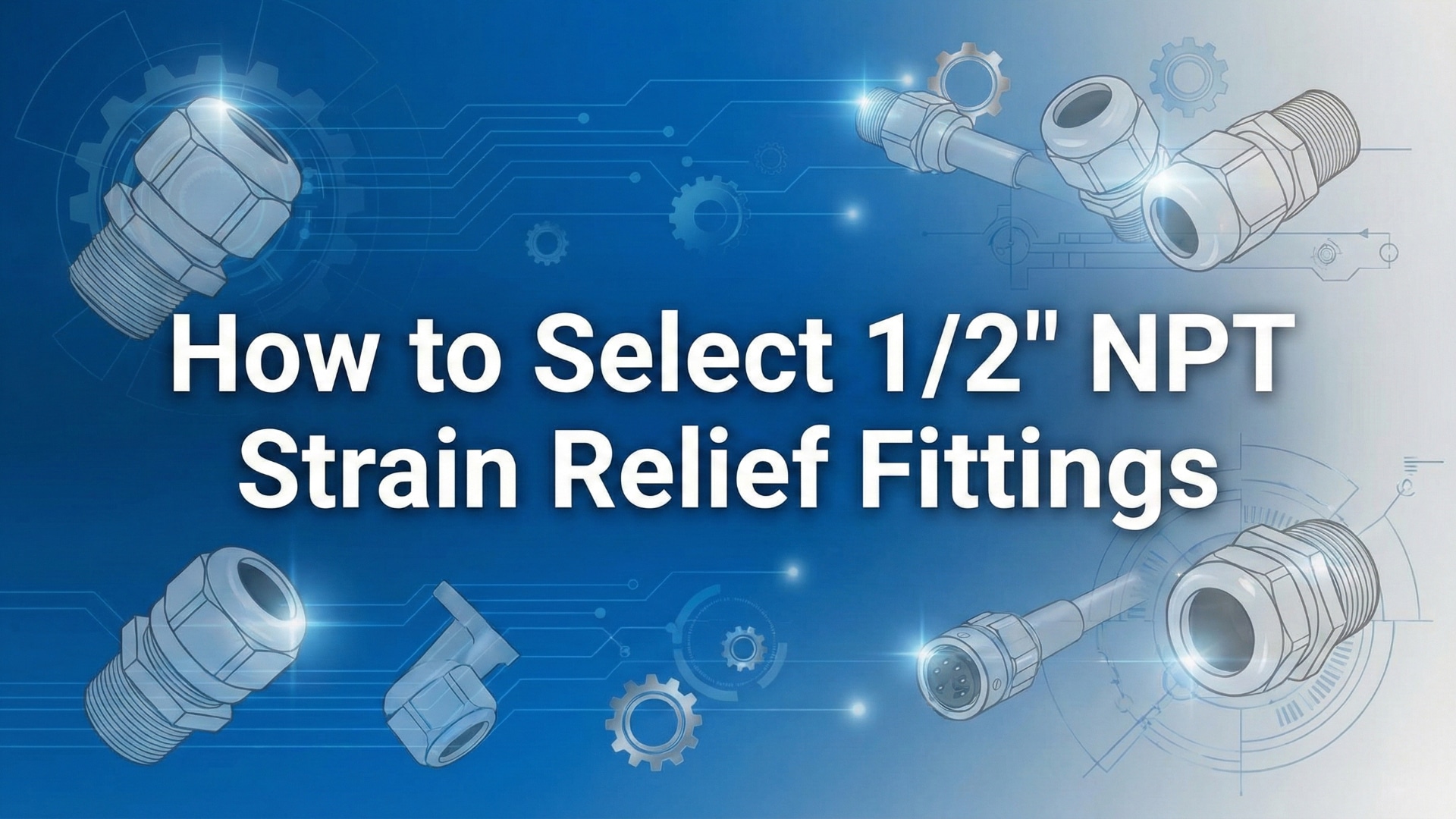 How to Select 1/2 NPT Strain Relief Fittings
