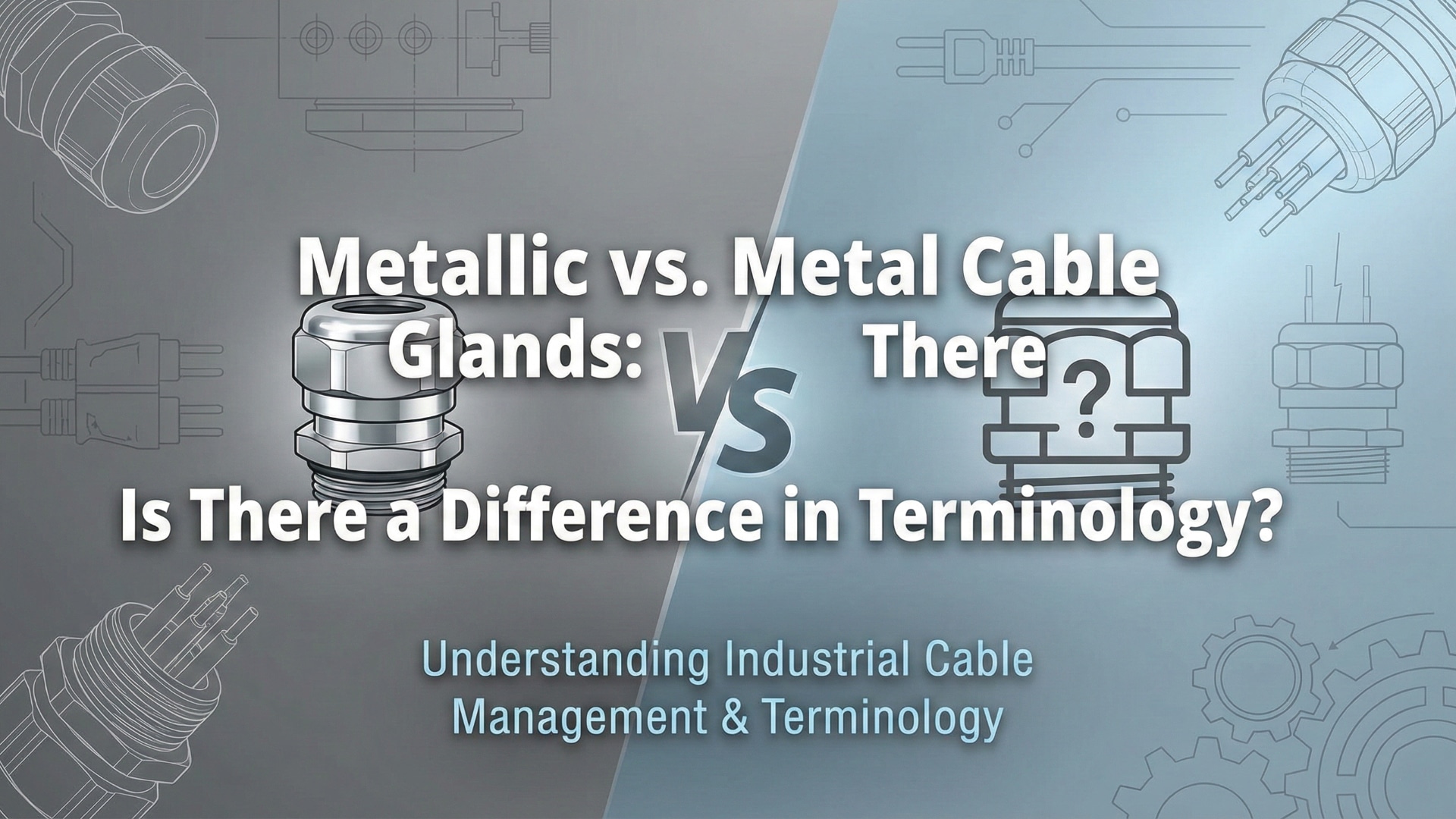 Pressacavi metallici vs pressacavi in metallo: c'è una differenza nella terminologia?