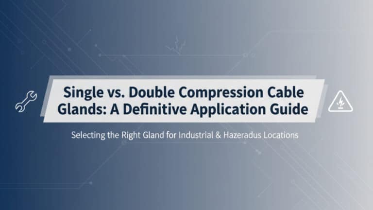 Single Vs. Double Compression Cable Glands: A Definitive Application ...