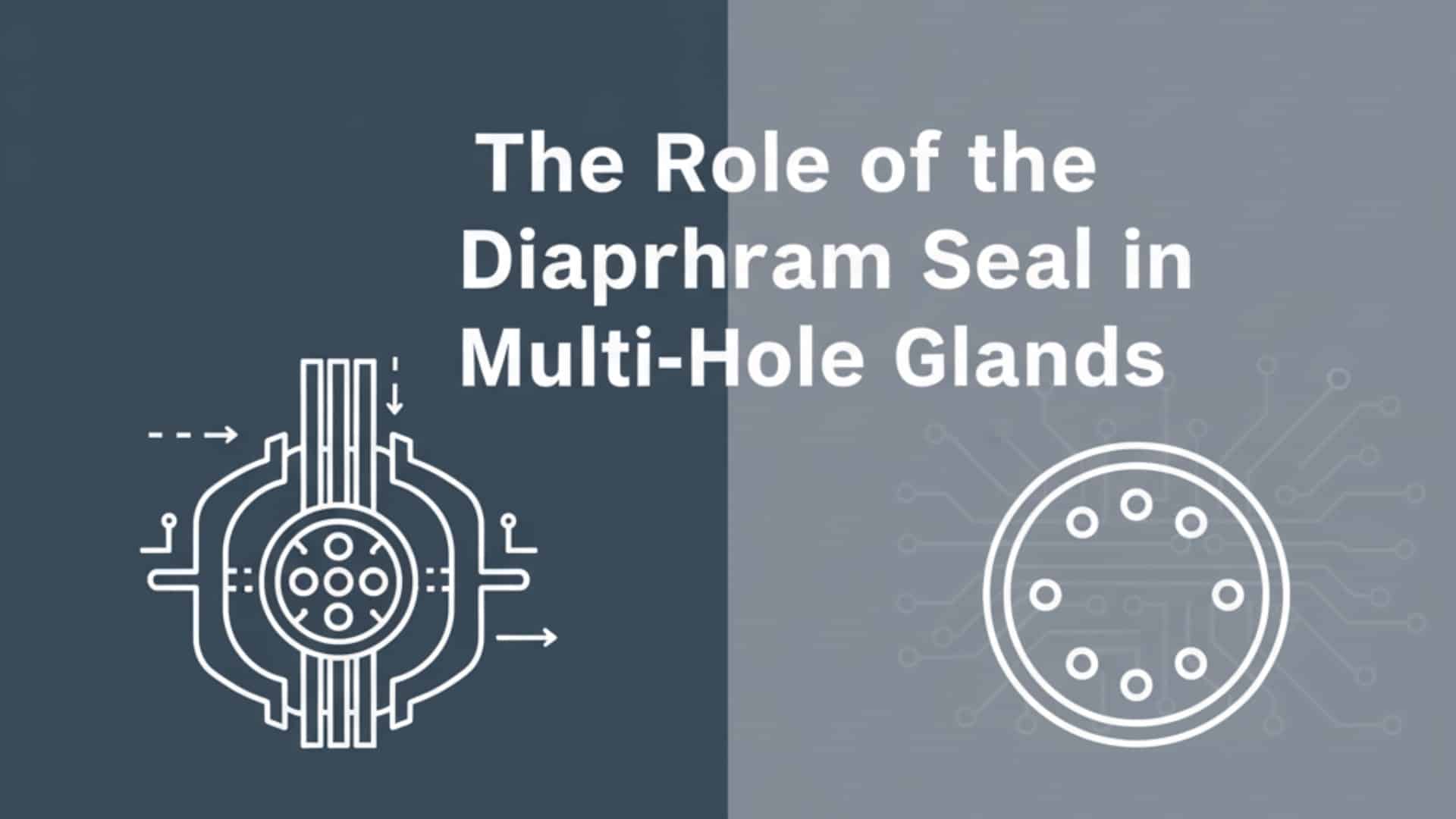 O papel da vedação do diafragma em bucins com vários orifícios