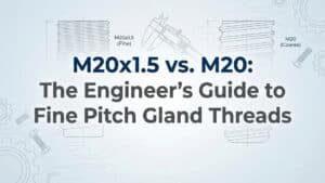 M20x1.5 대 M20 - 정밀 피치 글랜드 나사산에 관한 엔지니어 가이드