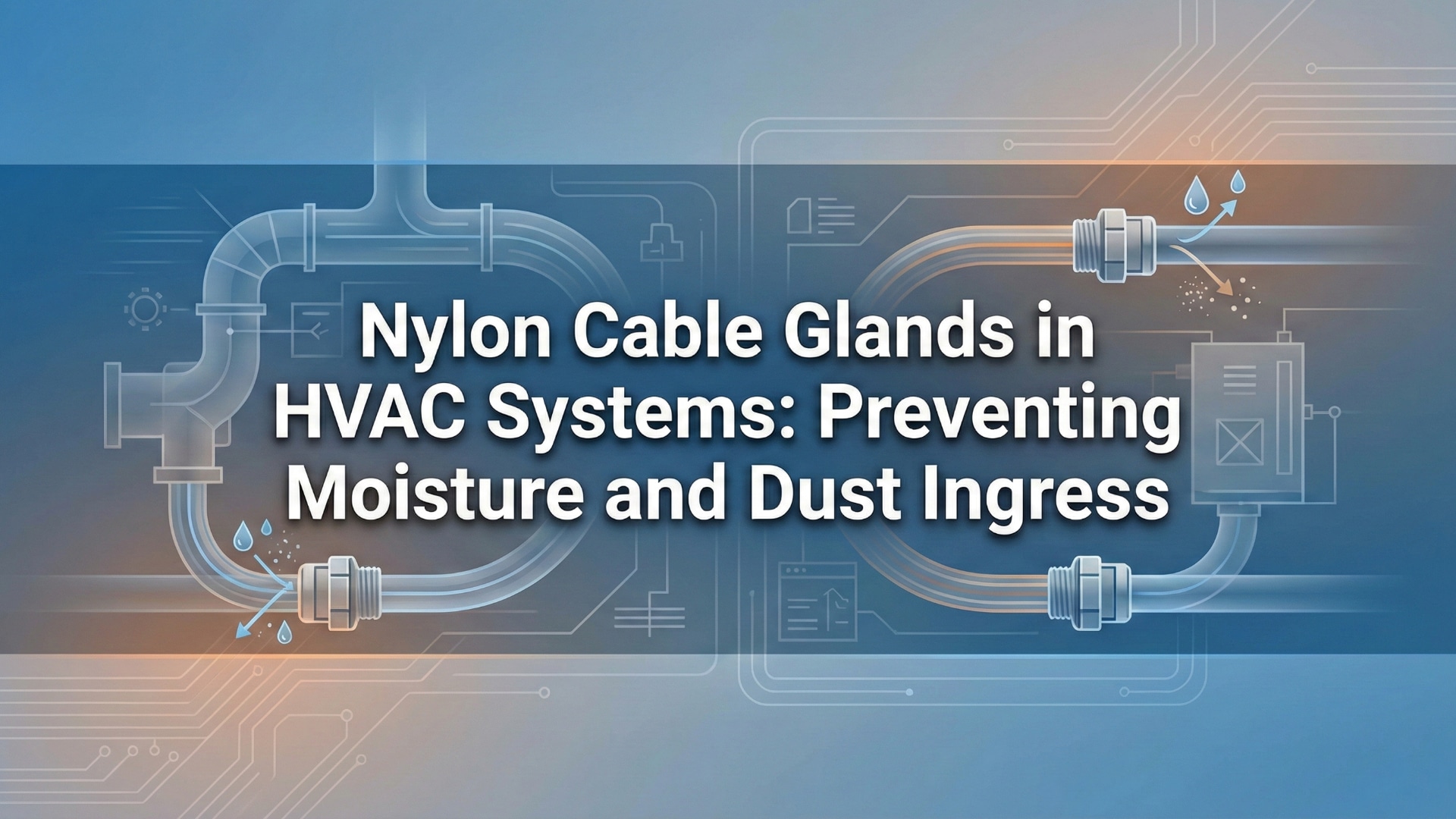 Ống nối cáp nylon trong hệ thống HVAC – Ngăn chặn sự xâm nhập của hơi ẩm và bụi