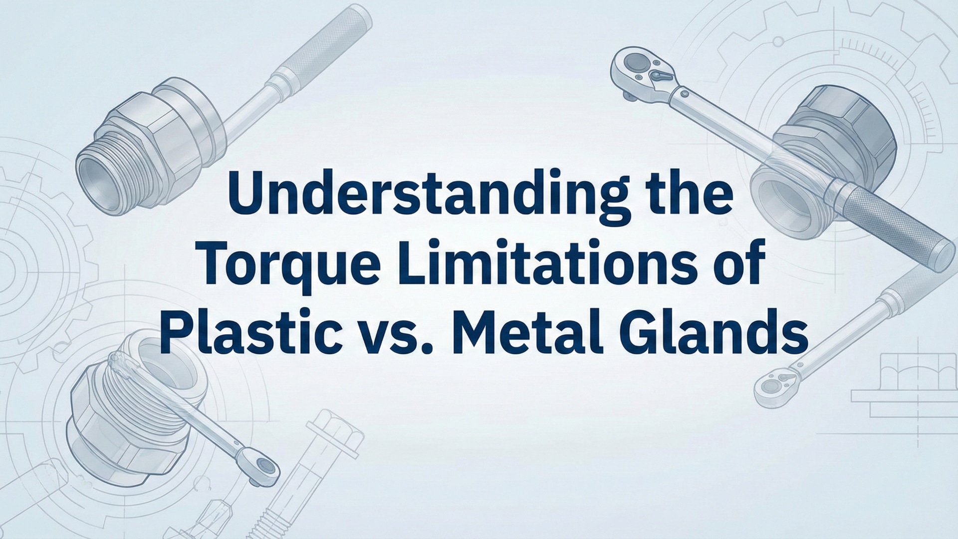 Compreender as limitações de torque das gaxetas de plástico em comparação com as de metal